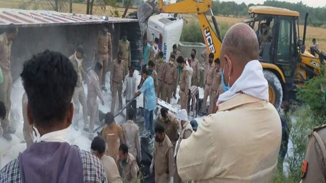 उत्तर प्रदेश के औरैया हादसे में 24 मजदूरों की मौत, 36 घायल